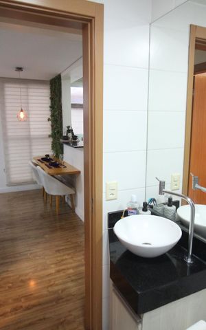 Apartamento à venda com 45m², 2 quartos e 1 vagaBanheiro