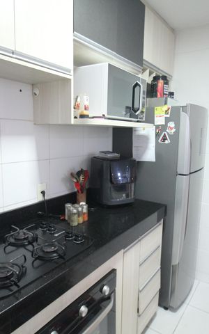 Apartamento à venda com 45m², 2 quartos e 1 vagaCozinha e Área de Serviço