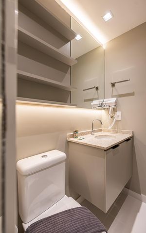 Apartamento para alugar com 30m², 1 quarto e sem vaga Apartamento para alugar com 30m², 1 quarto e sem vagaBanheiro