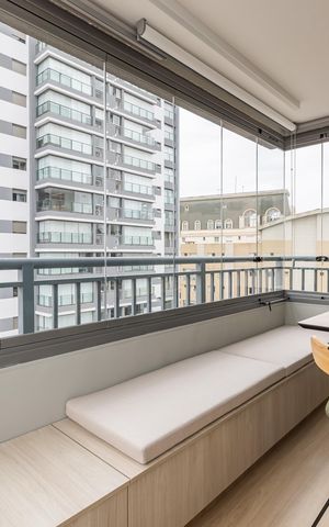 Apartamento para alugar com 30m², 1 quarto e sem vaga Apartamento para alugar com 30m², 1 quarto e sem vagaVaranda