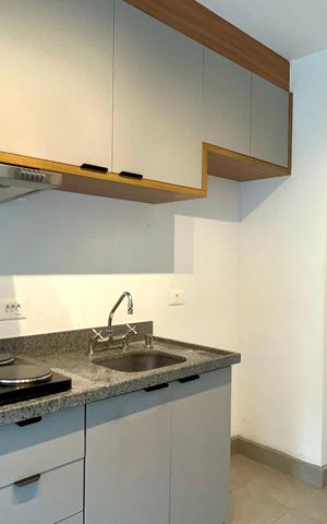 Studio para alugar com 25m², 1 quarto e sem vaga Studio para alugar com 25m², 1 quarto e sem vagaCozinha