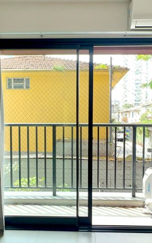 Studio para alugar com 25m², 1 quarto e sem vaga Studio para alugar com 25m², 1 quarto e sem vagaVaranda