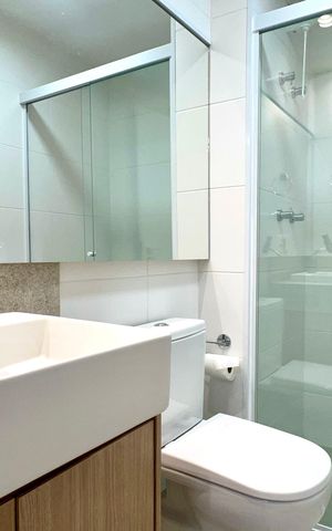 Studio para alugar com 27m², 1 quarto e sem vagaBanheiro