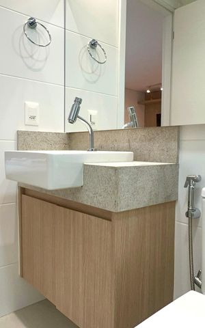 Studio para alugar com 27m², 1 quarto e sem vagaBanheiro