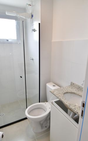 Apartamento para alugar com 43m², 2 quartos e 1 vagaBanheiro Social
