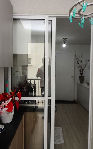 Apartamento à venda com 39m², 2 quartos e sem vagaVaranda