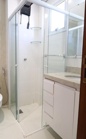 Apartamento para alugar com 100m², 3 quartos e 2 vagasBanheiro do Quarto 3
