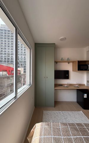 Studio para alugar com 15m², 1 quarto e sem vaga