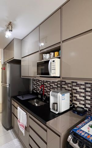Apartamento à venda com 77m², 3 quartos e 1 vaga Apartamento à venda com 77m², 3 quartos e 1 vagaCozinha e Área de Serviço