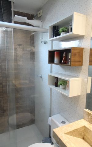 Apartamento à venda com 46m², 2 quartos e 1 vagaBanheiro