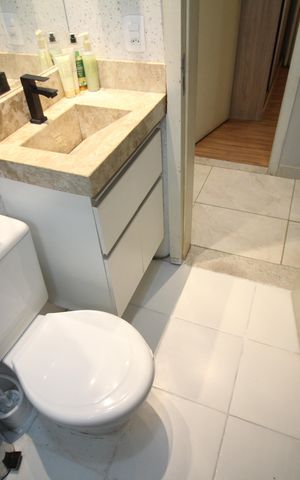 Apartamento à venda com 46m², 2 quartos e 1 vagaBanheiro