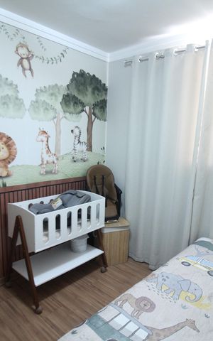Apartamento à venda com 46m², 2 quartos e 1 vagaQuarto 2