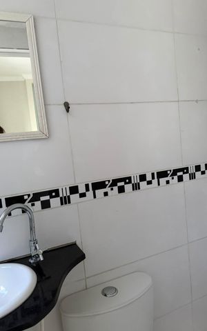 Apartamento à venda com 62m², 3 quartos e sem vaga Apartamento à venda com 62m², 3 quartos e sem vagaBanheiro 2