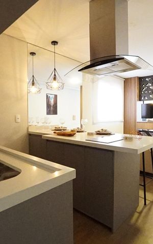 Studio à venda com 33m², 1 quarto e sem vagaCozinha