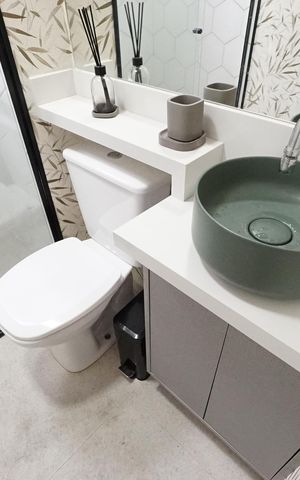 Studio à venda com 33m², 1 quarto e sem vagaBanheiro
