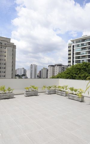 Studio à venda com 33m², 1 quarto e sem vagaChurrasqueira