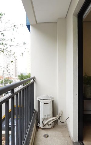 Studio à venda com 33m², 1 quarto e sem vagaVaranda