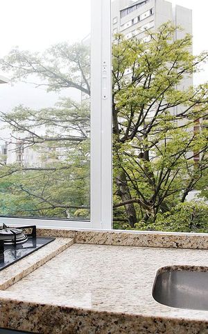 Studio para alugar com 30m², 1 quarto e sem vagaCozinha