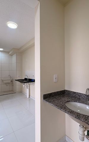 Apartamento para alugar com 35m², 2 quartos e sem vaga Apartamento para alugar com 35m², 2 quartos e sem vagaBanheiro