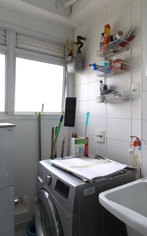 Apartamento para alugar com 74m², 2 quartos e 1 vagaCozinha e Área de Serviço
