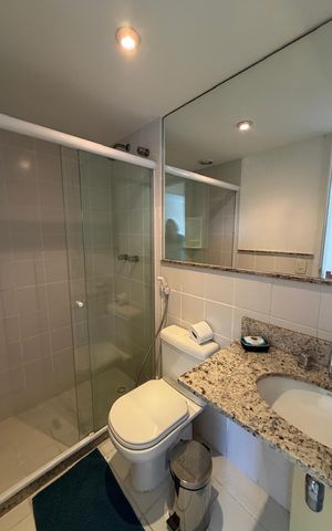 Apartamento para alugar com 100m², 2 quartos e 1 vaga Apartamento para alugar com 100m², 2 quartos e 1 vagaBanheiro