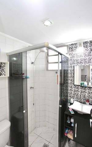 Apartamento à venda com 62m², 3 quartos e 1 vaga Apartamento à venda com 62m², 3 quartos e 1 vagaBanheiro Social