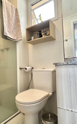 Apartamento à venda com 71m², 2 quartos e 1 vagaBanheiro da Suíte