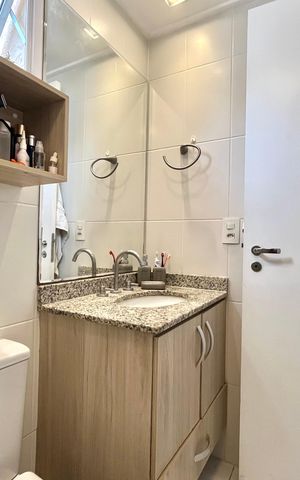 Apartamento à venda com 71m², 2 quartos e 1 vagaBanheiro Corredor