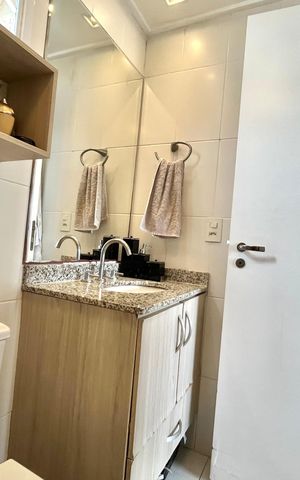 Apartamento à venda com 71m², 2 quartos e 1 vagaBanheiro da Suíte