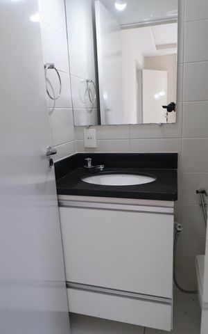 Apartamento para alugar com 76m², 2 quartos e 2 vagasBanheiro do Quarto 1