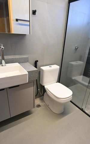 Apartamento para alugar com 85m², 3 quartos e 2 vagas Apartamento para alugar com 85m², 3 quartos e 2 vagasBanheiro Social