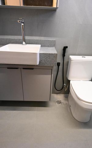 Apartamento para alugar com 85m², 3 quartos e 2 vagas Apartamento para alugar com 85m², 3 quartos e 2 vagasBanheiro Social