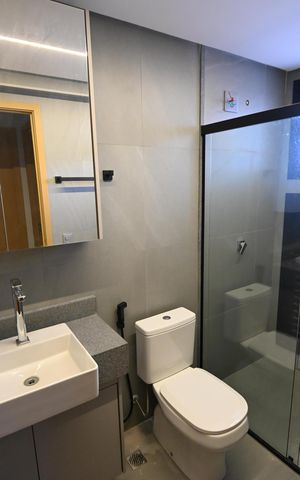 Apartamento para alugar com 85m², 3 quartos e 2 vagas Apartamento para alugar com 85m², 3 quartos e 2 vagasBanheiro Social