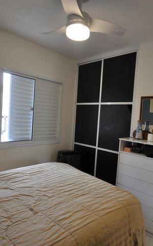 Casa de condomínio à venda com 60m², 2 quartos e 2 vagasSuíte 1