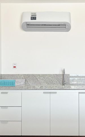 Studio para alugar com 25m², 1 quarto e 1 vaga Studio para alugar com 25m², 1 quarto e 1 vagaCozinha