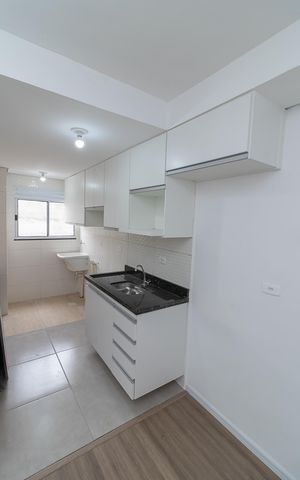 Apartamento para alugar com 46m², 2 quartos e sem vaga Apartamento para alugar com 46m², 2 quartos e sem vagaCozinha e Área de Serviço