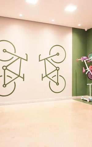 Apartamento para alugar com 82m², 2 quartos e 2 vagas Apartamento para alugar com 82m², 2 quartos e 2 vagasÁrea comum - Bicicletário