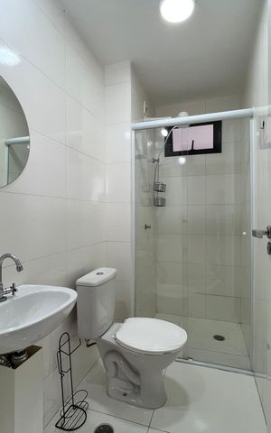 Apartamento para alugar com 33m², 1 quarto e sem vaga Apartamento para alugar com 33m², 1 quarto e sem vagaBanheiro