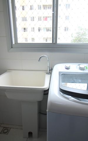 Apartamento para alugar com 68m², 2 quartos e 1 vagaCozinha e Área de Serviço