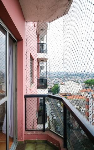 Apartamento para alugar com 96m², 3 quartos e 2 vagasVaranda da sala