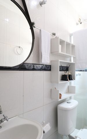 Apartamento para alugar com 45m², 1 quarto e sem vagaBanheiro 