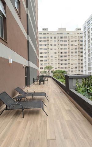 Studio para alugar com 25m², 1 quarto e sem vaga Studio para alugar com 25m², 1 quarto e sem vagaÁrea comum