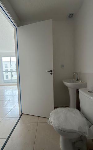 Apartamento para alugar com 28m², 1 quarto e sem vaga Apartamento para alugar com 28m², 1 quarto e sem vagaBanheiro