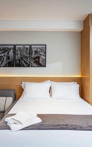 Apartamento à venda com 29m², 1 quarto e sem vaga Apartamento à venda com 29m², 1 quarto e sem vagaSala/Quarto