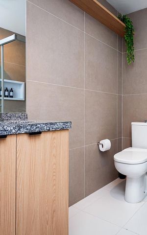 Apartamento à venda com 29m², 1 quarto e sem vaga Apartamento à venda com 29m², 1 quarto e sem vagaBanheiro