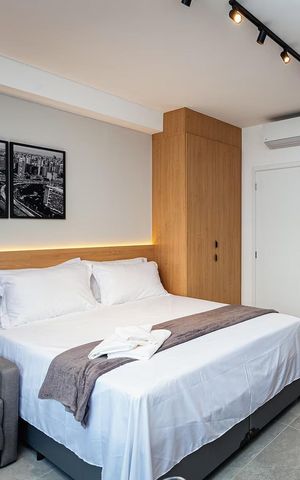 Apartamento à venda com 29m², 1 quarto e sem vaga Apartamento à venda com 29m², 1 quarto e sem vagaSala/Quarto