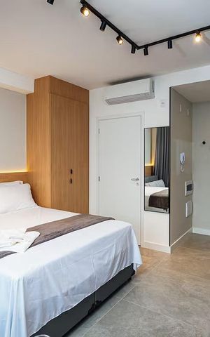Apartamento à venda com 29m², 1 quarto e sem vaga Apartamento à venda com 29m², 1 quarto e sem vagaSala/Quarto