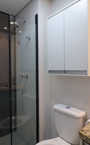 Apartamento para alugar com 64m², 2 quartos e 1 vagaBanheiro da Suíte