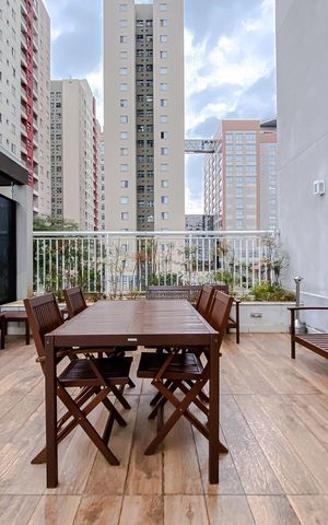 Apartamento para alugar com 35m², 1 quarto e sem vagaÁrea comum - Churrasqueira