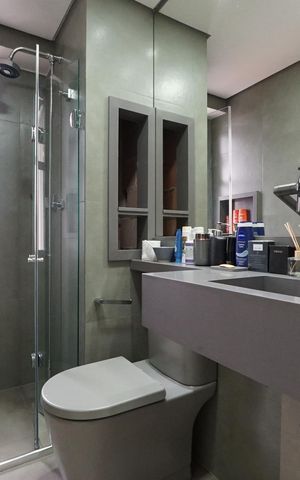 Apartamento à venda com 50m², 2 quartos e 2 vagasBanheiro
